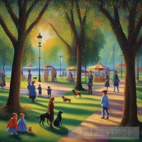 The Park Ai Painting