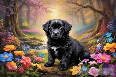 The Puppy Of The Forest Animal Ai Art