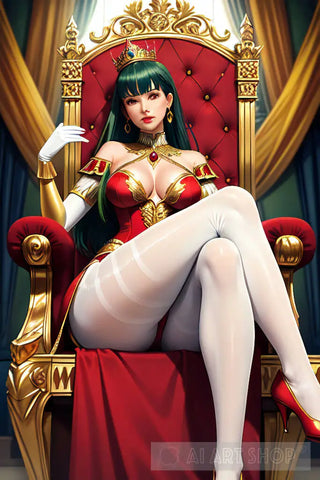 The Queen On The Throne (Anime) Ai Artwork