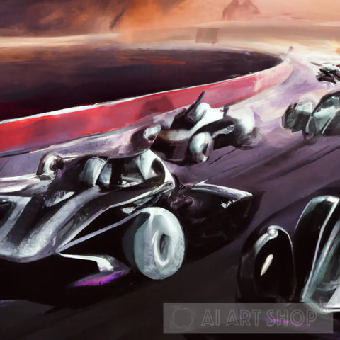 The Racing Titans Ai Artwork
