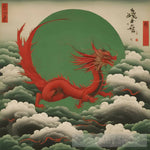 The Red Dragon Ai Painting