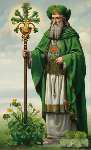 The Religious Ceremonial Aspect Of Day Saint Patrick Ai Artwork