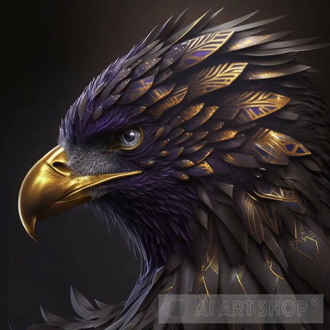 The Royal Eagle Series: 2- Queen Zeltra Animal Ai Art