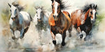 The Running Of Thoroughbreds Animal Ai Art