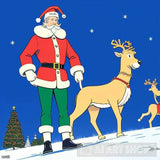 The Santa Epoch: Bidding Adieu To The Old Unveiling Dawn Of A Bright New Year! Portrait Ai Art