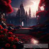The Scarlet Sanctuary Gothic Art Expressionism Ai