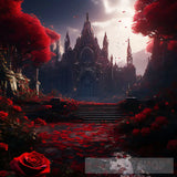 The Scarlet Sanctuary Gothic Art Expressionism Ai