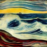 The Sea Ai Painting