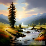 The Splendor And Beauty Of Nature Landscape Ai Art