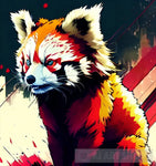 The Suffering Of Red Panda Street Ai Art