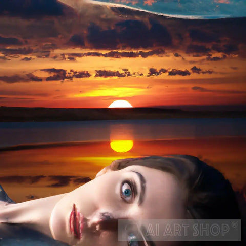 The Sunset Fantasy Series02 Surrealism Ai Art