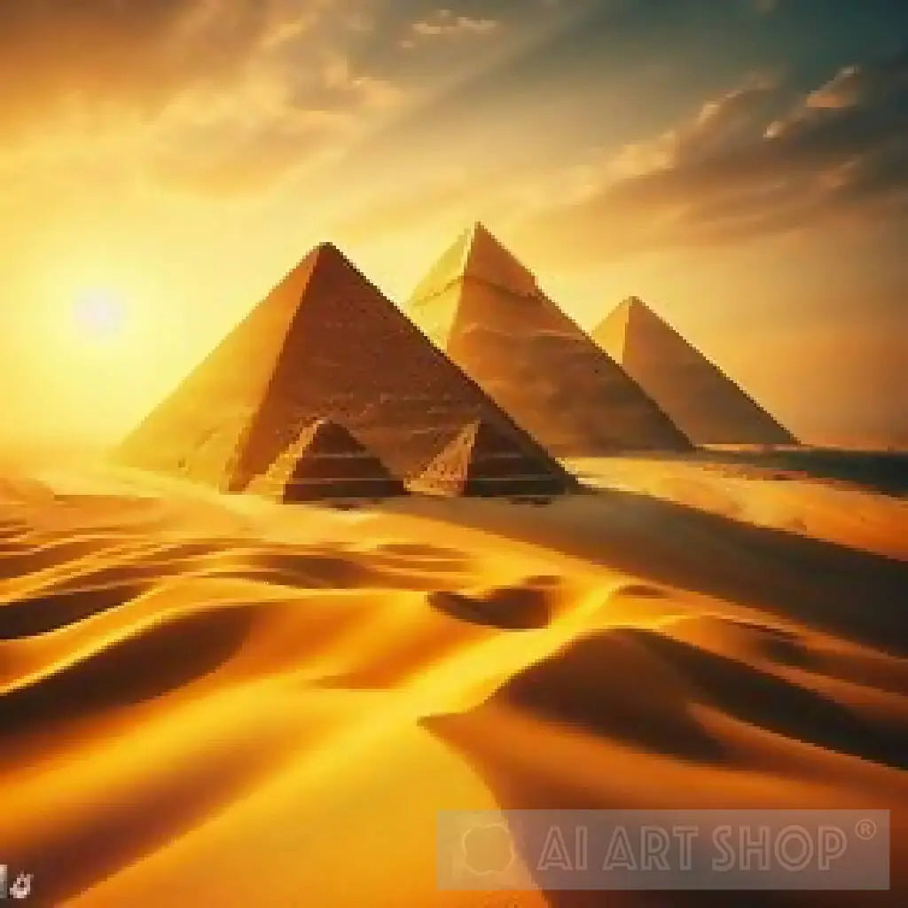 Egypt Three Pyro the three pyramids of Giza, Egypt