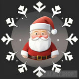 The Timeless Elegance Of Santa: A Moment Joy Portrait Ai Art