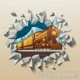 The Train Ai Artwork