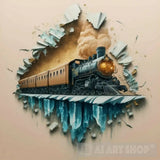 The Train Ai Artwork