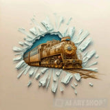 The Train Ai Artwork