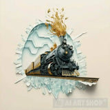 The Train Ai Artwork