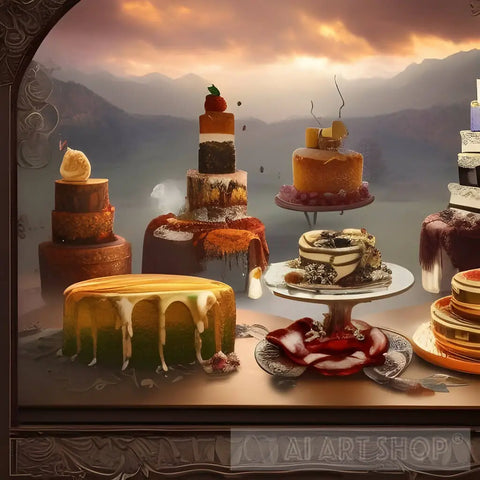 The Universe Of Cakes Version Iii Surrealism Ai Art