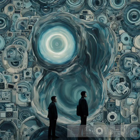 The Veil Of Surveillance Ai Artwork