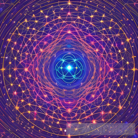 The Vibrations Of Universe Abstract Ai Art