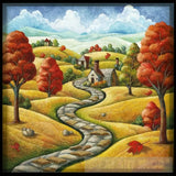 The Winding Road Home Ai Artwork