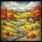 The Winding Road Home Ai Artwork