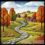 The Winding Road Home Ai Artwork