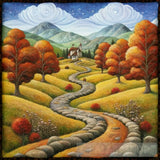 The Winding Road Home Ai Artwork