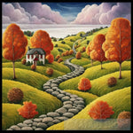 The Winding Road Home Ai Artwork