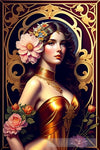 This Enchanting Girl Dons A Crown Of Vibrant Flowers Ai Artwork