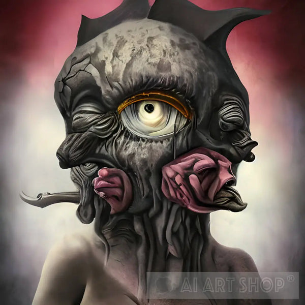 Three Eyed Mysterious Monster