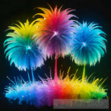Three Trees Palmers In Neon Landscape Ai Art