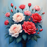 HiDream.org_modern-hand-painted-art-of-a-vibrant-roses-bouquet-in-spring-colors (1)