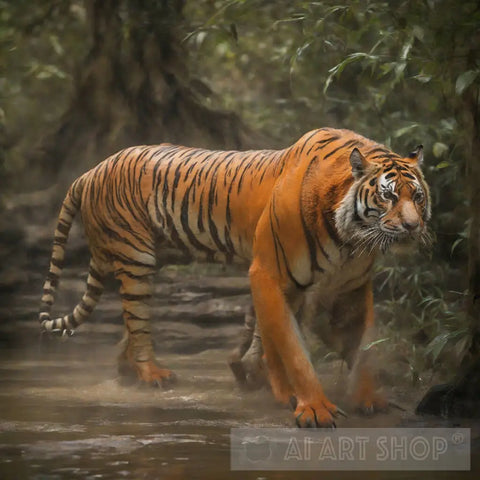 Tiger Animal Ai Art