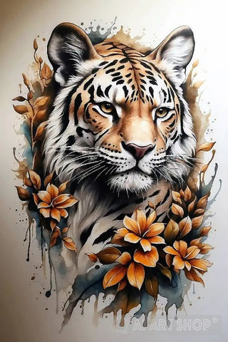 Tiger Animal Ai Art