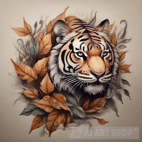 Tiger Animal Ai Art