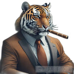 Tiger Mafia Ai Animal Art