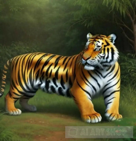 Tiger World Nature Ai Art