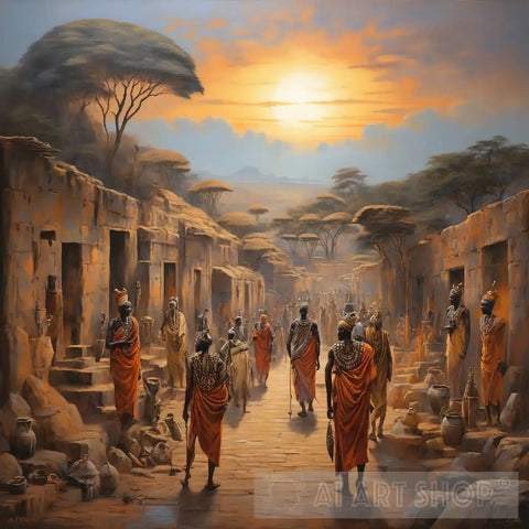 Timeless Africa Portrait Ai Art