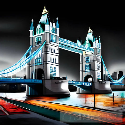 Tower Bridge Ai Artwork