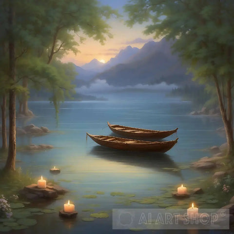 Tranquil Ambiance Ai Painting