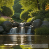 ’Tranquil Pond: A Mallard’s Haven’ Animal Ai Art