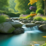 ’Tranquil Pond: A Mallard’s Haven’ Animal Ai Art