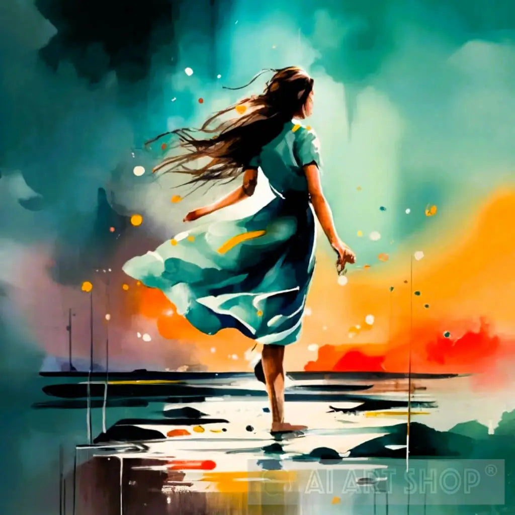 "Transparency in Art The Dance of Minimalistic Watercolor Pai...