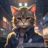 Transport Yourself To A World Of Anime And Organized Crime With This Unique Prompt Featuring Cat