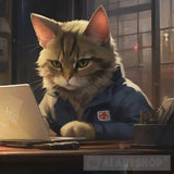 Transport Yourself To A World Of Anime And Organized Crime With This Unique Prompt Featuring Cat