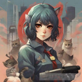 Transport Yourself To A World Of Anime And Organized Crime With This Unique Prompt Featuring Cat