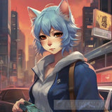 Transport Yourself To A World Of Anime And Organized Crime With This Unique Prompt Featuring Cat