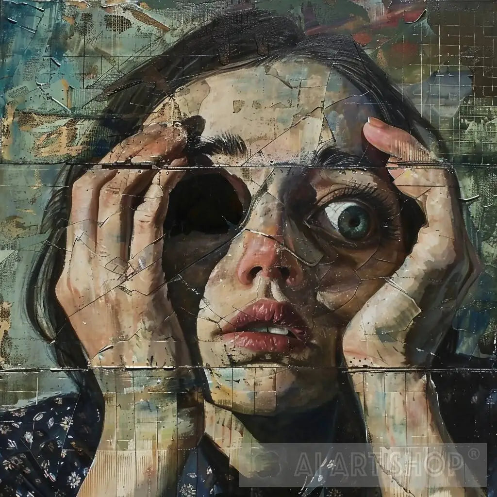 Traumatic Expression Contemporary Art, Emotional expression, portraiture, psychological ...