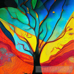 Tree Abstract Ai Art